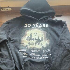 20 Years Harry Potter Black Hoodie